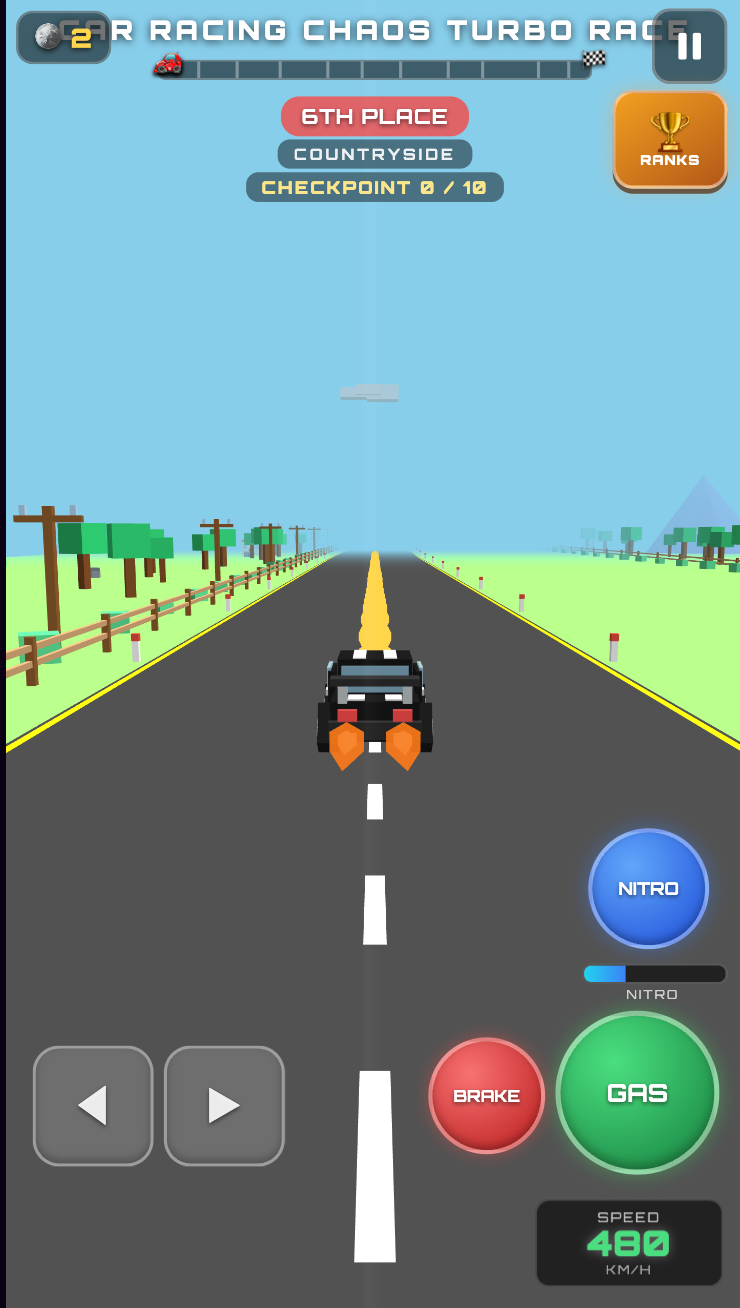 Car Racing Chaos Turbo Race